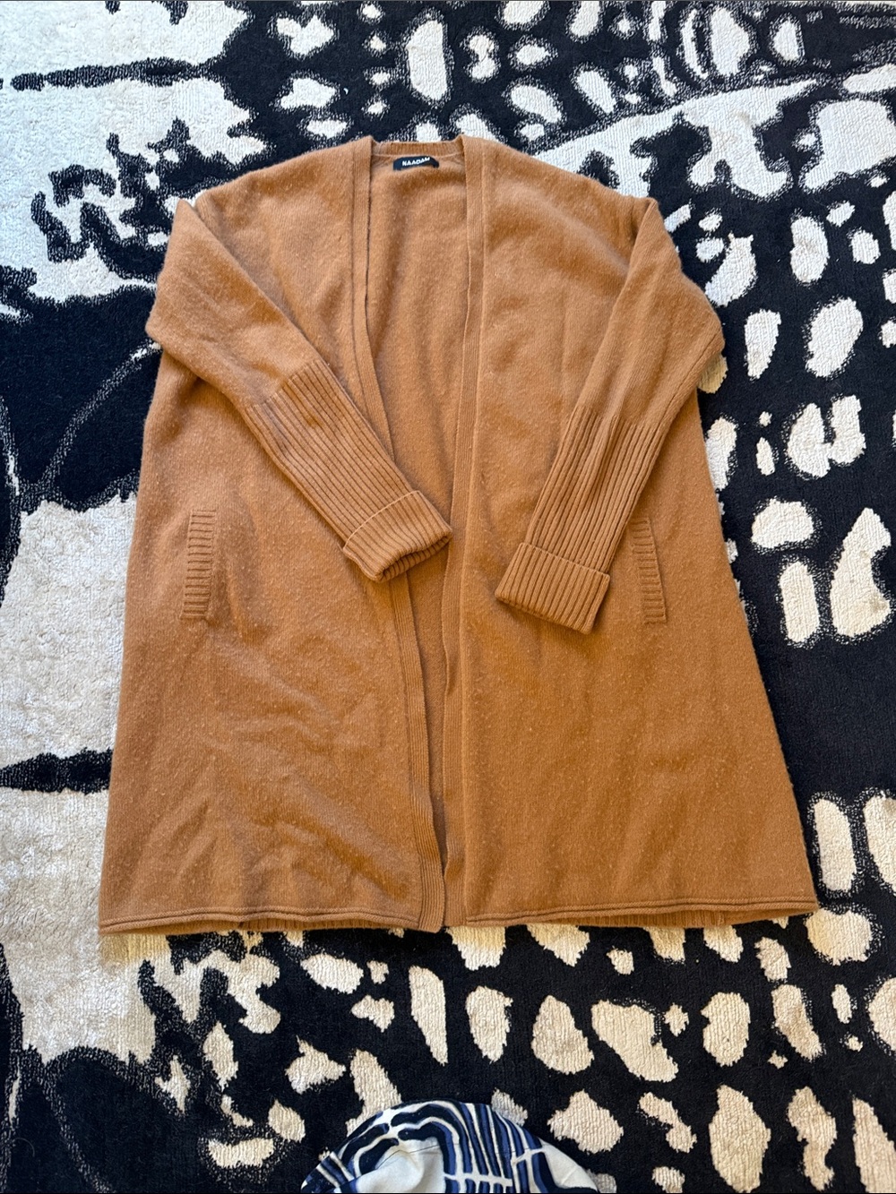 NAADAM Camel Cardigan